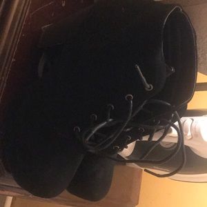 Booties about 3 1/2 inches tall